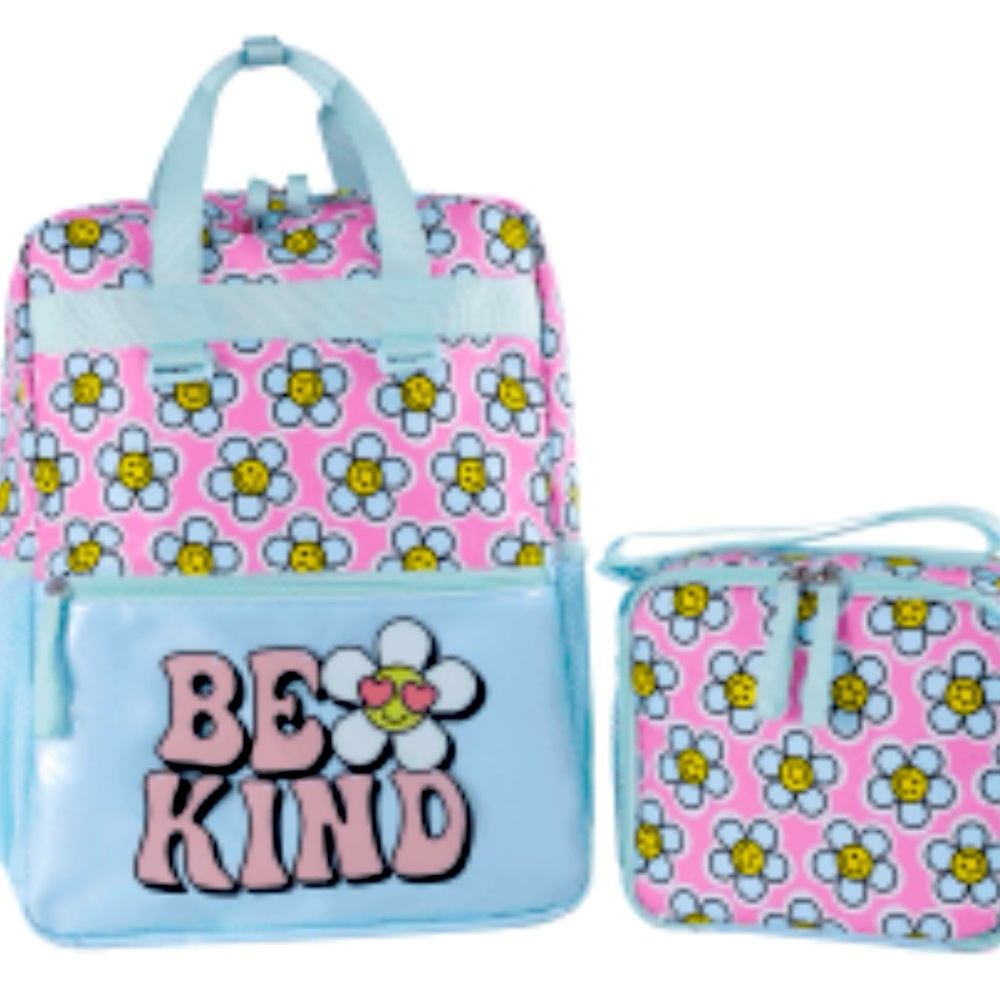 Girls Be Kind Backpack  Matching Insulated Lunch Box  Cute, Durable, Stylish NWT